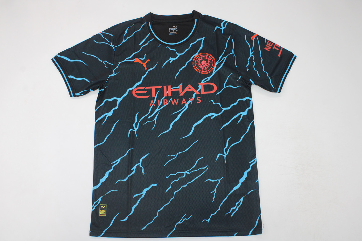 AAA Quality Manchester City 23/24 Black/Blue Special Jerseys